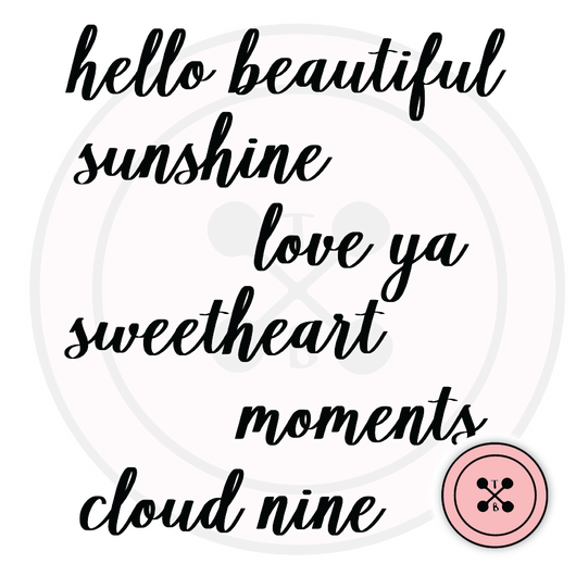 Cloud 9 Phrases