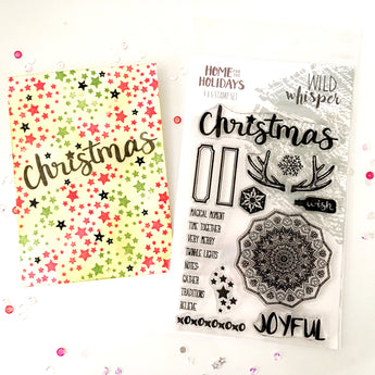 Stamp Your Stamps - Home for the Holidays Stamp (Wild Whisper)