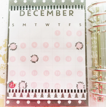 December Daily 2016 - Calendar