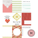 Quilted Hearts Journaling Cards